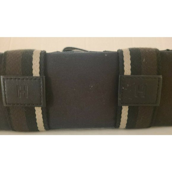 Vintage HERMES Black Canvas Troca Horizontal PM Tote Bag - Picture 6 of 8